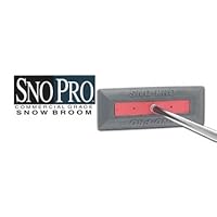 Sno Brum Sno Pro (Snow Broom) Professional Grade Snow Removal Tool - Guaranteed No Scratch, As Seen On Tv