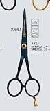DOVO 5 Hairdressing Shear, 'Black Beauty' with adjustable screw, removeable finger rest