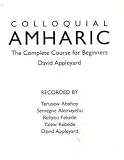 Review Routledge  / Colloquial Amharic: A Complete Language Course (Colloquial Series)