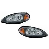 Chrysler PT Cruiser Replacement Headlight Unit (Euro Projector Type, Black Bezel) -... by AutoLightsBulbs