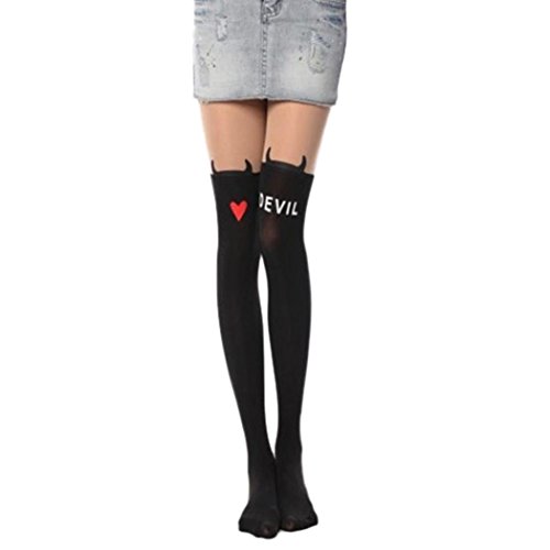 Sanwood Women's Cat Tail Hosiery Pantyhose Tattoo Legging Tights