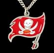 Tampa Bay Buccaneers Logo Pendant Necklace - NFL Football Fan Shop Sports Team Merchandise