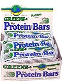 Greens+ Protein Bar (Natural) by Greens Plus (12 Bars - Case)
