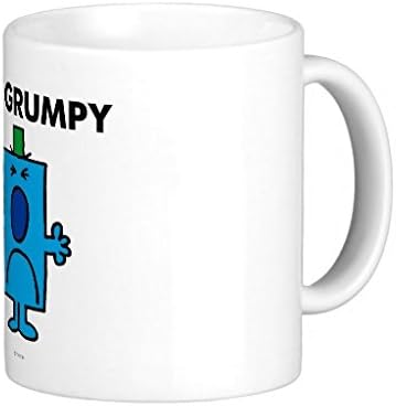 Mr Grumpy Frowning Face White Ceramic Mug 11 OZ