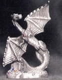 Colorful Diamond-Cut Dragon Figurine