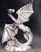 Colorful Diamond-Cut Dragon Figurine