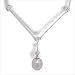 14K white gold Gredel Freshwater cultured pearl pendant
