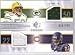 2009 SP Threads Dual Threads #HF A.J. Hawk / Matt Forte - Green Bay Packers / Chicago Cubs (Piece of Authentic Jersey - Serial #d to 199) (Football Cards)