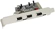 Nisis 3 port PCI Firewire Card