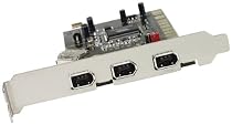 Nisis 3 port PCI Firewire Card