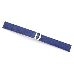 Blue Genuine Lizard Strap 15mm