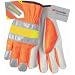 Premium Grain Goatskin Driver Glove with Reflective Stripes (PAIR)-LG Image