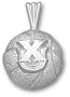Xavier Musketeers Solid Sterling Silver ''XU'' Basketball Pendant