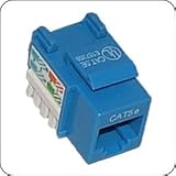JE Low-profile RJ45 Cat 5e Modular Keystone Wire Jack -- ... thumbnail