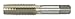 Westward 2LWG9 Hand Tap, Taper, HSS, 3/4-16