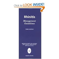 Rhinitis Management Guidelines: British Society for Allergy and Clinical Immunology ENT... by Raymond Bonnett