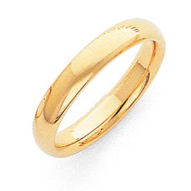 Genuine IceCarats Designer Jewelry Gift 10K 4Mm Comfort-Fit Band Size 5.00