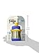 THERMOS FOOGO Vacuum Insulated Stainless Steel 7-Ounce Soft Spout Sippy Cup with Handles, Blue/Yellow