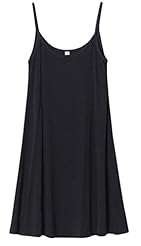 Scoop Neck Flowy Sleeveless Spaghetti Strap Elastane/Viscose  Dress