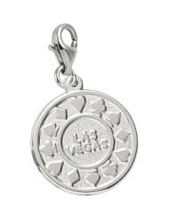 Rembrandt Charms Las Vegas Poker Chip Charm with Lobster Clasp