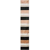 Kaya Print 72 Table Runner - Black