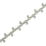 Ladies Round Bezel Set Diamond Bracelet 1.19cttw