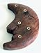 Incense Burners - Crescent Moon Plate Incense Holder - Blue Pearl-Wood Burners