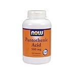 Now Foods Pantothenic Acid, 250 Capsules / 500 Mg