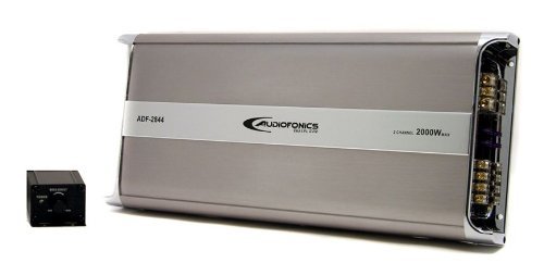 Audiofonics Adf-2844 2,000 Watt 2 Channel Bridgable Car Amplifier