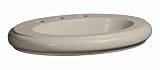 Danze DC017118BC Orrington 23-3/4-Inch Self Rimming Vitreous China Lavatory, Biscuit