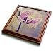 Exotic Orchid Flower- Flowers- Floral Photography - 8x8 Trivet With 6x6 Ceramic Tile