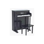 Schoenhut Toy Piano 6625B 25 key Black Traditional Spinet with Bench