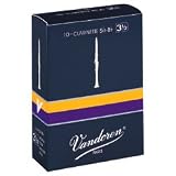 Vandoren Traditional Bb Clarinet Reeds, Strength 4 Box of 10
