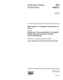 ISO 8689-2:2000, Water quality - Biological classification of rivers - Part 2: Guidance on the presentation of biological quality data from surveys of benthic macroinvertebrates