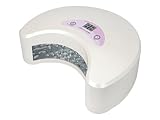 USpicy CRESCENT USND-1801 18W LED Nail Polish Dryer / Lamp / Light for Curing Gelish & LED Gels(White), Upgraded with Digital Countdown Timer 30s-90s, SPA Equipment