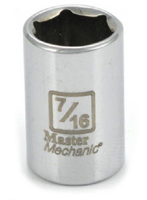 Ming Shin #108555 MM1/4DR 7/16 6PT Socket
