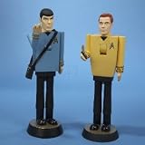 STAR TREK KIRK and SPOCK NUTCRACKERS - 4 STAR TREK KIRK and SPOCK NUTCRACKERS, SET OF 2 ASSORTED