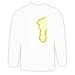 Long Sleeve T-shirt with geographical, map, outline, geography, Benin, region, place, land