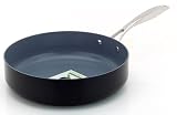 GreenPan 62020-228-0 Stockholm-Bratpfanne hoch, 28 cm, induktionsgeeignet, Thermolon - Keramikbeschichtung
