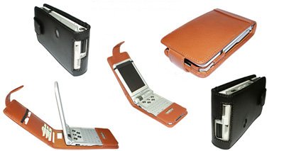 Childrens Toyshop  Computer : Sony Clié NX70, NX70V, NX60 3E/Piel Frama Luxury Leather Case - Black/Tan