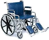 Millennium Extra Wide Wheelchair with Elevating Legrests