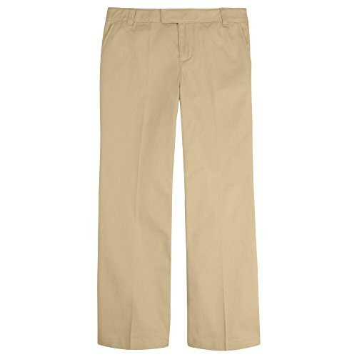 French Toast Girls Adjustable Waist Pant Girls Khaki 10