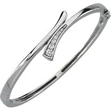 14K White Gold Journey Diamond Bracelet