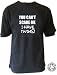 You can't scare me I have twins - Dad of Twins T-shirt, Black, L