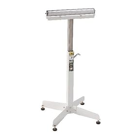 HTC HSS-10 Heavy Duty Adjustable 26-Inch to 43-Inch Tall Roller Stand with 16-Inch Roller