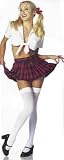 Playful and Cute School Girl Costume Complete WITH or WITHOUT Stockings