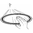 AEROBIE SPRINT FLYING RING, 10''  (colors and styles may vary)