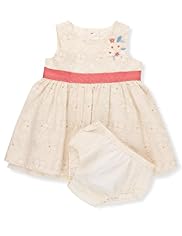 Autograph Pure Cotton Broderie Dress & Knicker Set