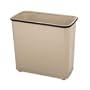 Rectangular Wastebasket, 30 Quart, Fire Safe Steel, 17"x8"x15", Almond URIWB30RAL