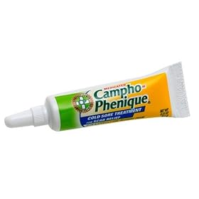 Campho-Phenique Cold Sore Treatment for Scab Relief, Fever Blister/Cold Sore Treatment, .23 Ounce Cream